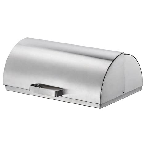 ordning stainless steel bread box|ORDNING stainless steel breadbox to modern mailbox.